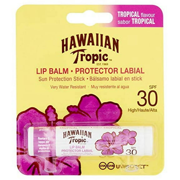 Hawaiian Tropic Protector Labial Bálsamo Labial En Stick Spf30 Water Resistant