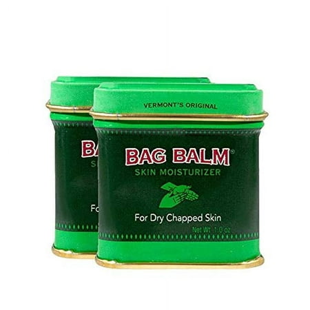 Vermont's Original Bag Balm for Dry Chapped Skin Conditions (1 Ounce Tin (2 Pack))