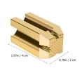 thumbnail image 2 of SUTENGDA 1Pc Cosmetic Eyebrow Pencil Sharpener Makeup Pencil Sharpening Accessory Golden, 2 of 8