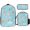 Color-3, variant on Vibrant Jungle Wildlife Scene 3pcs/Set Bags Laptop Daypack Backpack Lunch Bag Pencil Case