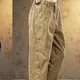 thumbnail image 2 of Pantalones de vestir para hombre, moda tecnológica, largos, de algodón, estilo Y2k, estilo vintage, rectos, cargo, holgados, de corte regular, de diseñador, estilo Harajuku, 2 of 5