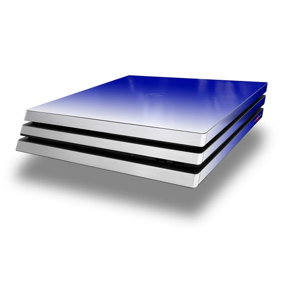 WraptorSkinz PS4 Pro Skin Wrap Smooth Fades White Blue - Decal Style Skin fits Sony PlayStation 4 Pro Console