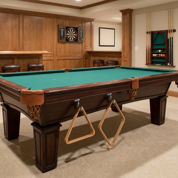 COOPHYA 4-Pack Heavy Duty Metal Pool Cue Holders for Wall Mounting and Organizing Billiard Table Accessories
