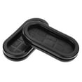 thumbnail image 5 of Uxcell Rubber Grommet Oval Double-Sided Mount Size 48 x 20 mm for Wire Protection 4 Pack, 5 of 5