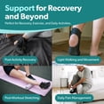 thumbnail image 5 of BraceAbility Plantar Fasciitis Night Splint Sock for Foot Pain Relief, Adjustable Dorsiflexion, Black, Medium, 5 of 11