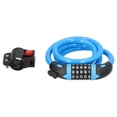 thumbnail image 2 of Bicycle Code Lock, Bike Security Password Lock Bike 5-Digit Code Combination Lock 5-Digit Code  For Landscape Equipment For Outdoor Grills Blue,White, 2 of 8