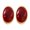 Red, variant on Artistics Resin Oval Studs Earrings Sterlings Silver Allergy Safe Posts Minimalist Geometric Fashion Jewelry