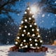 thumbnail image 4 of Juego de adornos de árbol de Navidad flocado 9pcs | Bolas decorativas de terciopelo rojo | Adornos de vacaciones irrompibles | 2.36" de diámetro | Decoración navideña colgante festiva | Elegante, 4 of 6
