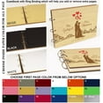 thumbnail image 7 of Darling Souvenir Personalized Engraved Laser Cut Wedding Guest Book Wooden Cover Sign-in Book Registry Guestbook Scrapbook-UC, 7 of 7