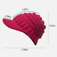 thumbnail image 2 of Women's Duckbill Beanie, Thermal Winter Hat with Brim, Cold Weather Ski Cap for Women, One Size Fits Most, 2 of 2