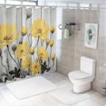 thumbnail image 7 of PRATYUS Flowers Fence Claire Dalby Shower Curtain Set Waterproof Bath Curtain Kids Bathroom Decor Mother's Day Washable with Hooks 69"x72, 7 of 7