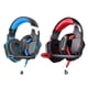 thumbnail image 3 of CADA G2000 Auriculares con cable Consola de juegos para computadora Controlador Auriculares Auriculares con micrófono para juegos con LED, Negro Rojo Inevent EL000007-02B, 3 of 7