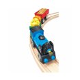 thumbnail image 4 of Hape Kids Battery Powered Rolling Stock Cargo Railway Train Engine Toy Kit Set, 4 of 6