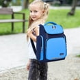 thumbnail image 3 of Elementary School Backpack Large Capacity Polyester Nylon School Bag for Kids Large Size(15X11.4X6.3In), 3 of 6