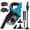 Blue, variant on BAOKALER Cordless Vacuum Cleaner, 5-in-1 handheld vacuum with 4.0Ah Battery and Charger for Car Floor Carpet, Yellow