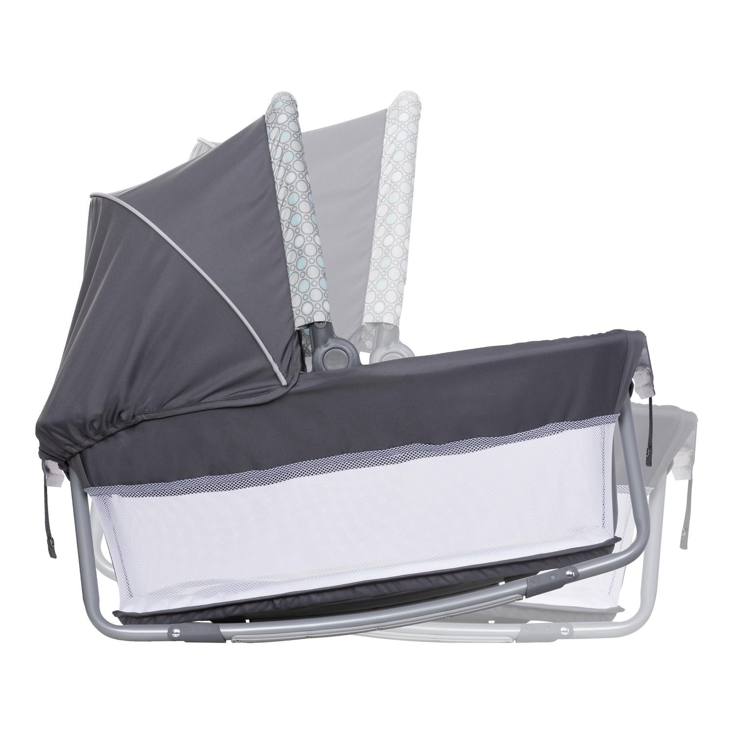 Baby Trend Nursery Den Playard with Rocking Snooze Pod & Flip Over Changer - Use from Birth up to 30 lbs. or 35"