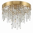 thumbnail image 5 of Crystorama Winfield 4 Light Antique Gold Ceiling Mount - 16"W x 13.75"H x 16"D, 5 of 11
