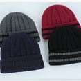 thumbnail image 3 of Winter Beanie for Men Women, Fleece Lined Beanie Soft Warm Knit Hat Ski Stocking Cuffed Cap, 3 of 3