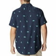 thumbnail image 2 of Men's Columbia UPF 40 Utilizer Printed Short Sleeve Button-Down Shirt Color: Sage Leaf Areca Size: L, 2 of 4