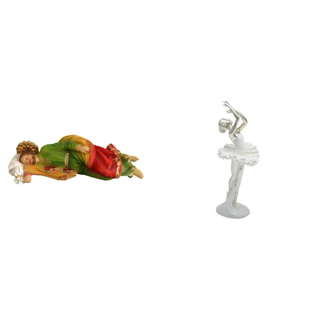 Estatua De Resina De José Y Figura De Bailarina. Escultura De Arte Moderno Y Creativo Para Decoración De Escritorio, Dormitorio, Chimenea, Oficina, Entrada, Mesa, Estante O Coche.
