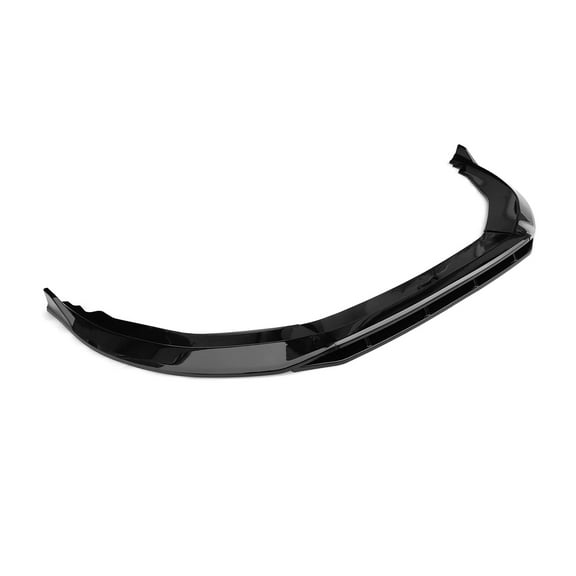 Ikon Motorsports Front Bumper Lip Compatible With 2023-2025 Honda Accord 11th Generation, V1 Style 4PC Underbody Chin Spoiler Gloss Black PP Polypropylene Splitter Diffuser Valance Molding Trim