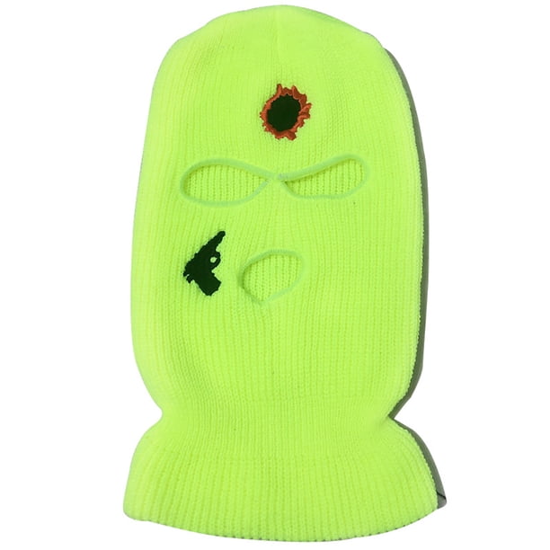 Cubierta De Cara Tejida Para Clima Frío, Resistente Al Viento, Transpirable, Para Esquí, Para Hombres Y Mujeres, Ciclismo Y Correr 3 Agujeros Cateissary HA046799-06