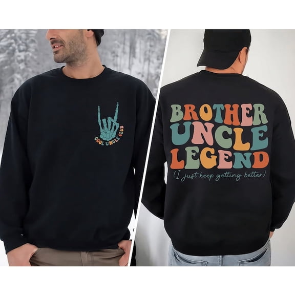 Cool Uncles Club Sweatshirt, Uncle Sweatshirt, Uncle Shirt, Uncle Gift, Big Brother Shirt, Little Brother Shirt, New Uncle Shirt,Uncle To Be