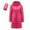 Hot Pink, variant on hoksml Women's Lightweight Longline Packable Down Coat with Detachable Hood Slim Fit Winter Puffer Jacket