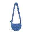 thumbnail image 3 of Bolsos Bolso plisado de nube Bolso de burbuja de nicho Bolso de chaqueta de algodón de estilo casual Bolso de hombro tipo bola de masa, 3 of 6
