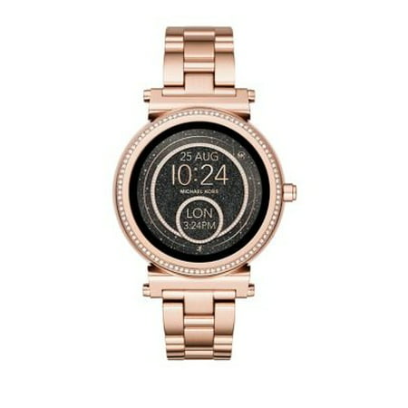 Access Sofie - 42 mm - rose gold-tone - smart watch with link bracelet - display 1.19 - 4 GB - Bluetooth 4.1