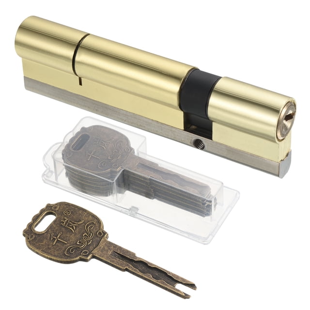 Cilindro de doble cerradura Uxcell 32.5/77.5 (110mm en total) con llaves