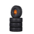 thumbnail image 1 of Yeacher 4PCS 1.9in Crawler RC Rubber Tires with Metal Rim for 1/10 RC Rock Crawler, 1 of 8