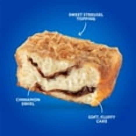 Hostess Coffee Cakes Cinnamon Streusel Snack Cakes, 14 Count (20.25 oz Box)-3pk, With Olive Green Bowl By ValueNest