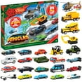 thumbnail image 1 of Calendario de Adviento JOYIN 2024, juego de coches fundidos a presión para Navidad, 24 días, 1 of 7