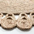 thumbnail image 3 of SAFAVIEH Natural Fiber Algernon Geometric Area Rug, Natural, 3' x 3' Round, 3 of 7