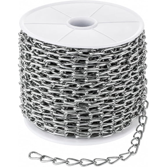 100 ft 2.5mm Galvanized Steel Hanging Chain Jack Chain with Spool
