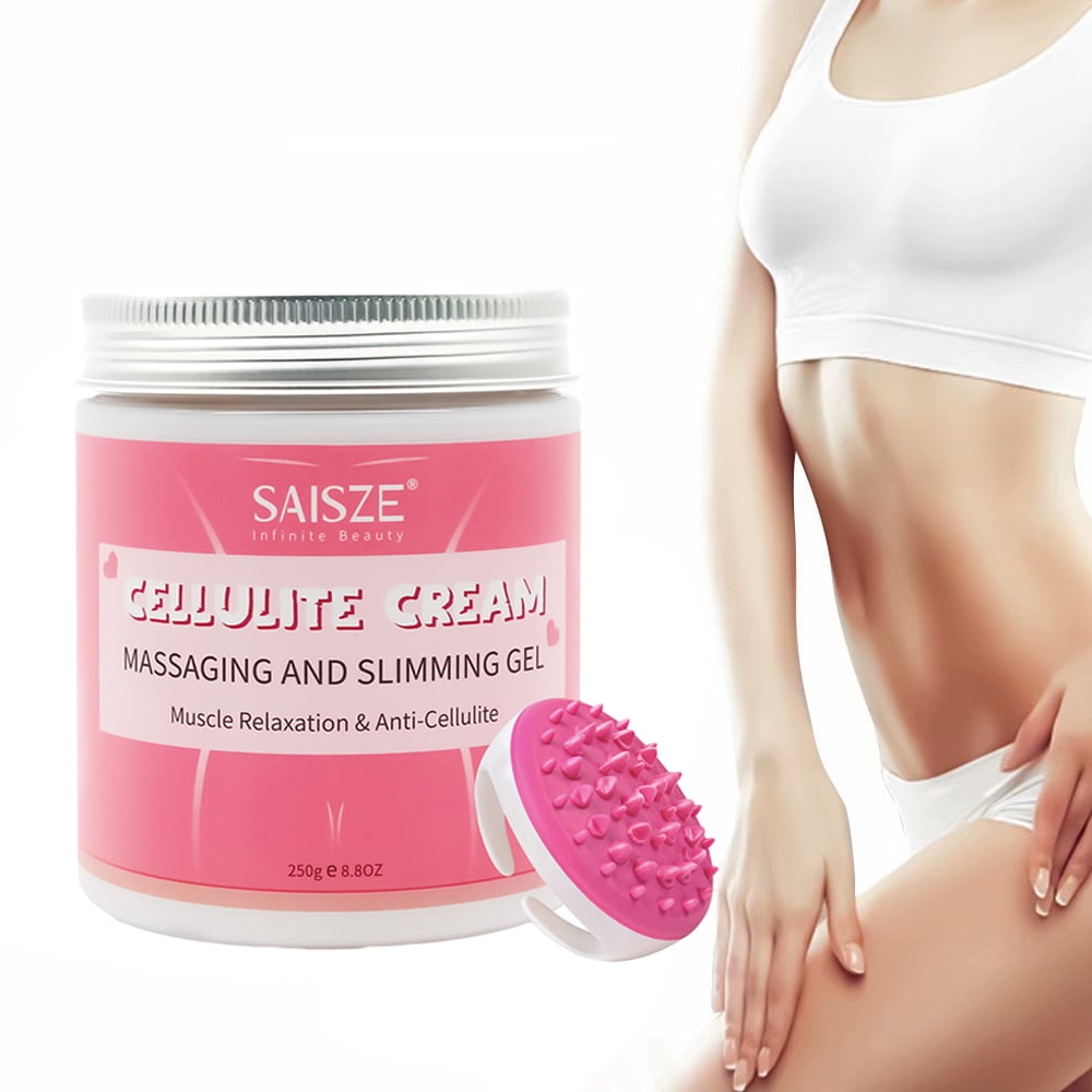 Saisze Hot Cream & Brush Massage for Cellulite Natural Anti Aging Cream  Kit, Deep Tissue Massage, Muscle Relaxer
