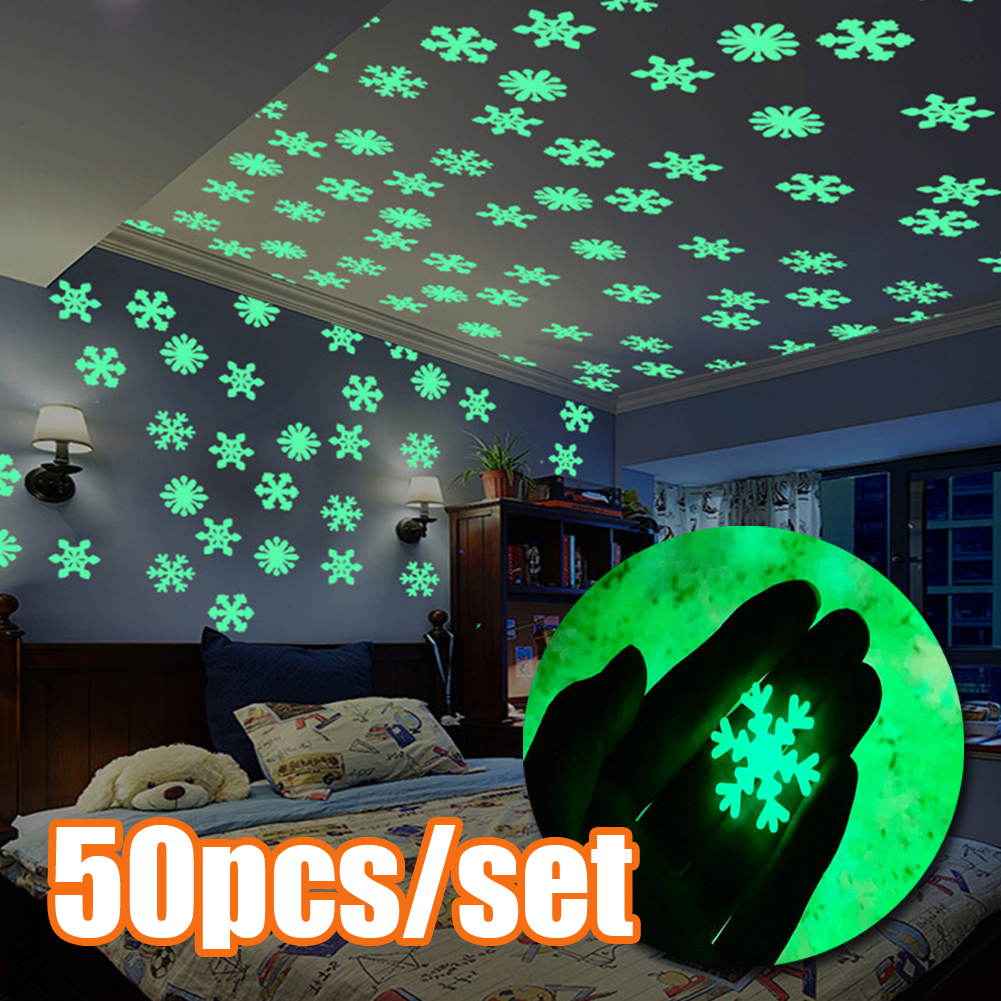 Cheers.US 50Pcs/Set Glow in The Dark Stars Stickers, Luminous Stars