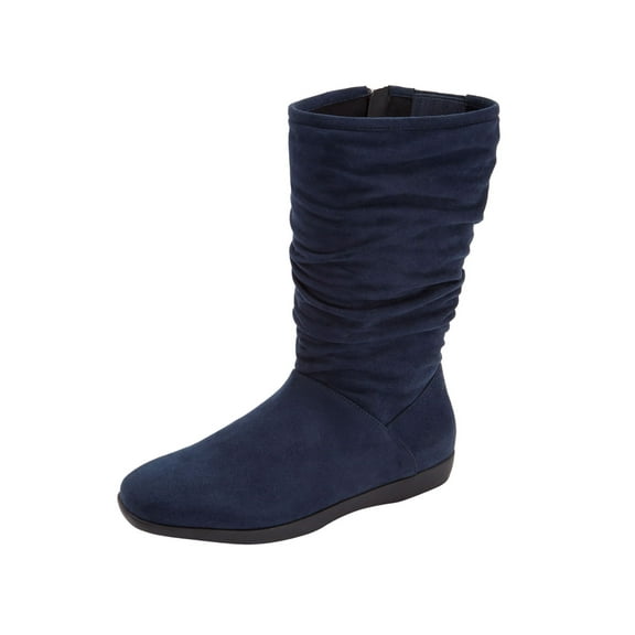 Comfortview Aneela Wide Calf Slouch Boot Mid Calf Women's Winter Shoes (Wide Widths Available)