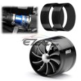 thumbnail image 2 of Mi2KA Turbine Air Intake Fuel Gas Saver Single Fan System Turbo 2.5"-3.0" Black, 2 of 7