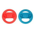 thumbnail image 2 of Steering Wheel, Racing Games Steering Wheels ABS Material Easy Installation Real Experience Install and Play Soft Rubber Pad Comfortable Grip  for Switch Red+Blue, 2 of 8