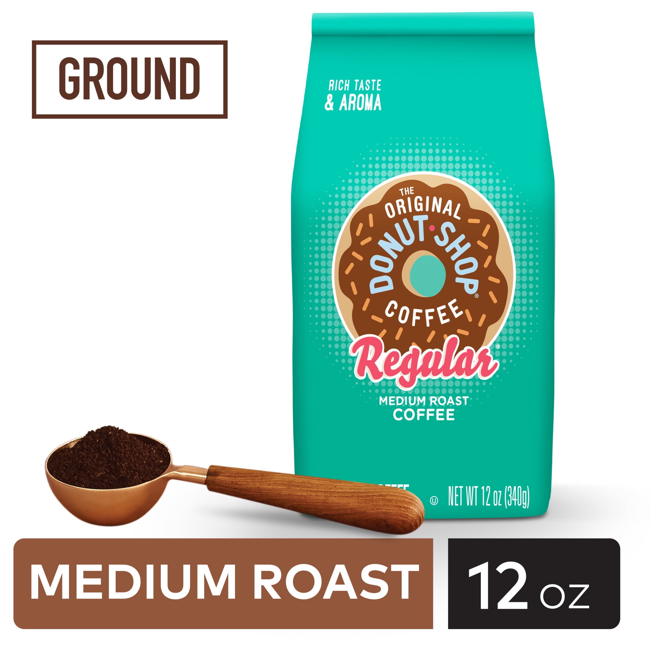 The Original Donut Shop, Regular Medium Roast Ground Coffee, Bagged 12 oz
