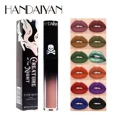 thumbnail image 2 of Halloween Goth Lipstick Set Long Lasting Smudgeproof Dark Matte Lip Gloss Velvet Lipsticks Black Liquid Lipstick for Halloween, 2 of 5