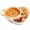 White, variant on Soup and Sandwich Bowl, New Soup and Sandwich Plate Combo, Soups and Bread Bowl Combo for Breakfast Cookies Bread Salad Fruits (White)
