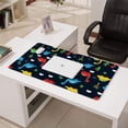 thumbnail image 3 of Long Mouse Pads for Desk,DarkBlue Dinosaurs Clouds Palms Pattern Desk Mats on Top Of Desks, Desk Mouse Pad Extra Large with 3mm Non-Slip Base and Stitched Edge for Gaming,Office,Work,Home 31.5"x15.7", 3 of 6