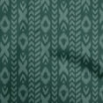 thumbnail image 1 of oneOone Cotton Cambric Dark Green Fabric Ikat Craft Projects Decor Fabric Printed By The Yard 42 Inch Wide, 1 of 4
