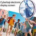 thumbnail image 4 of 1.7-Inch Touchscreen Digital Badge Pin, HD Round E-Badge with Bluetooth 6.0, Custom Photo/Video/GIF Display, Audio Playback for Anime, Cosplay, Fan Events, Gifts, 4 of 11