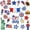 A, variant on Yhmxh 24 Pcs Memorial Day Refrigerator Magnets Set, 4th of July USA Flag Magnets Patriotic Decor, Independence Day Decorative Car Magnetic Stickers for Fridge Metal Door Mailbox Locker Decoration