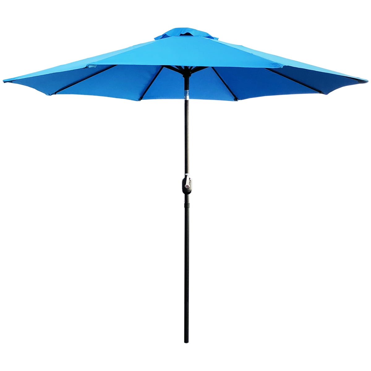 AbbLe 9 Feet Crank & Tilt Patio Umbrella-Aqua