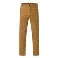 thumbnail image 2 of Pxiakgy Cargo Pants for Men Men's Fashion Casual Mid Waist Slim Pant Solid Pocket Full Length Trousers Mens Cargo Pants Z-Yellow Xl, 2 of 7